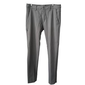 BYLT Basics Men’s Everyday Pant 2.0 Charcoal Medium Tapered Fit Stretch Nylon